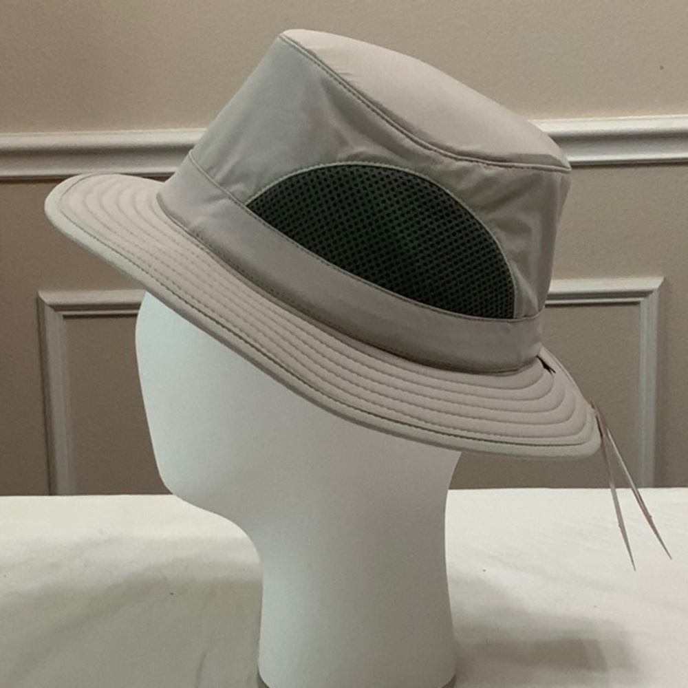Tilley TAF101 AIRFLO ALGONQUIN hat - Glacier/lime (grey)